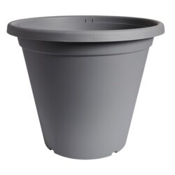 Round Plant Pot Charcoal 50cm