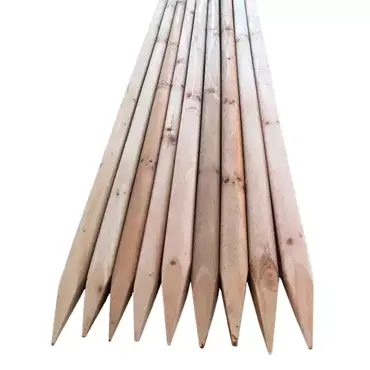 Round Wooden Tree Stake 200cm