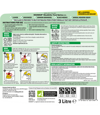 Roundup Total Optima Weed Killer RTU 3L - image 3