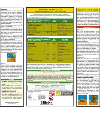 Roundup Tree Stump & Rootkiller (250ml) - image 2