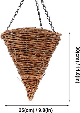 Rustic Hanging Cone 30cm - image 2