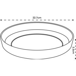 Saucer Charcoal 30cm - image 2