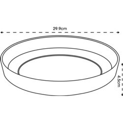 Saucer Charcoal 40cm - image 2