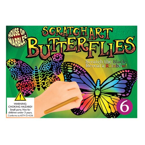 Scratch Art Set-Butterflies - image 1