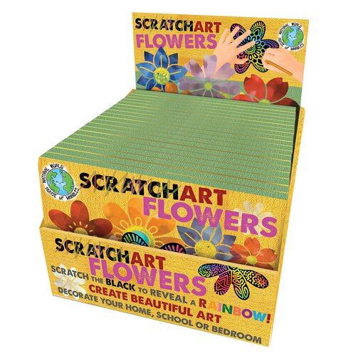 Scratch Art Set Flowers - image 1