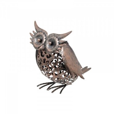 Silhouette Solar Metal Owl - image 2