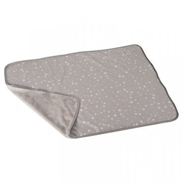 Silver Star Faux Comforter Lge - image 2