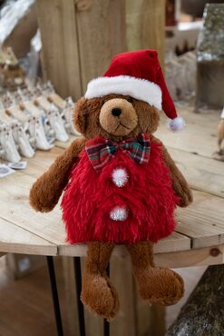 Sitting Santa Bear (Large)