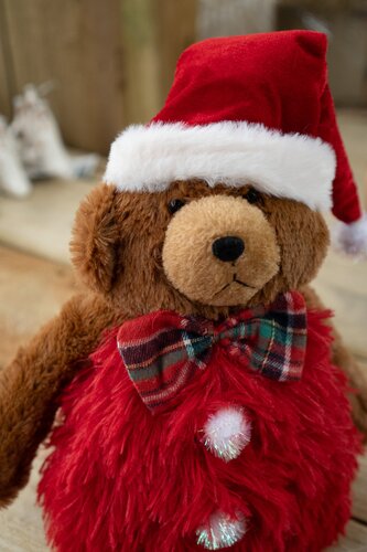 Sitting Santa Bear (Large) - image 2