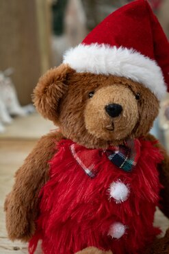 Sitting Santa Bear (Small) - image 2