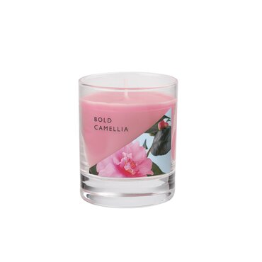 Small Candle Jar Bold Camellia