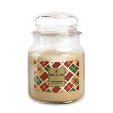Small Candle Jar Chocolate Wish