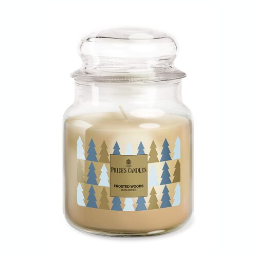 Small Candle Jar Frosted Woods