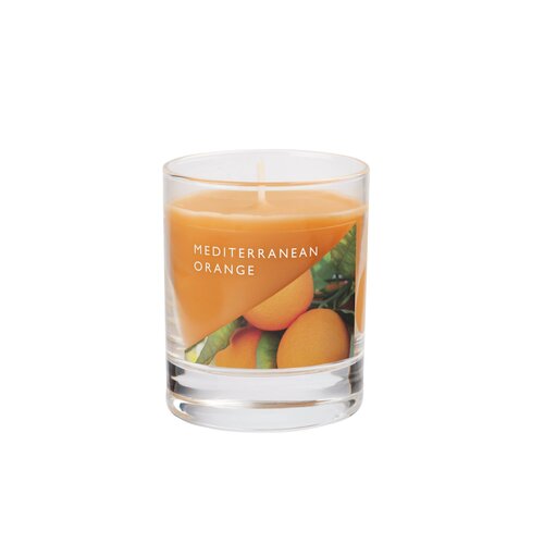 Small Candle Jar Mediterranean Orange