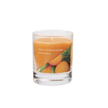 Small Candle Jar Mediterranean Orange