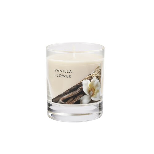 Small Candle Jar Vanilla Flower