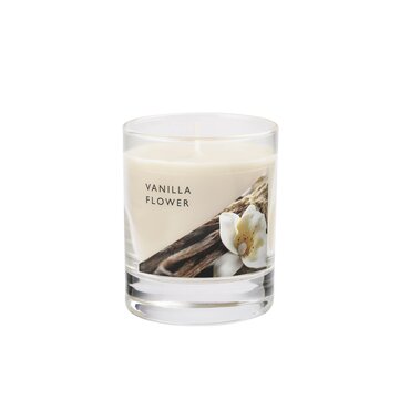 Small Candle Jar Vanilla Flower