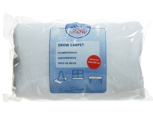 Snow Carpet White 250x100cm