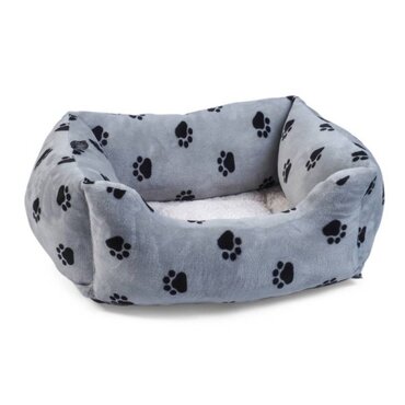SnugPaws Grey Pet Bed Medium - image 2