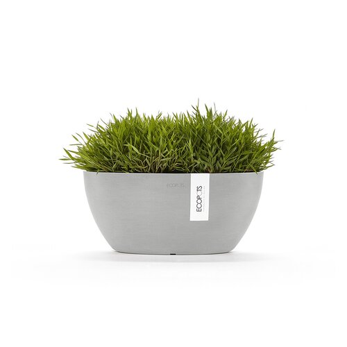 Sofia Little Herb Eco Pot White Grey 30cm - image 2