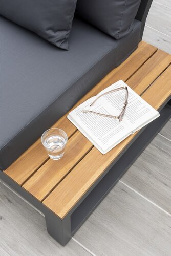 Soho Open Corner Suite with Teak Side Shelves - image 2