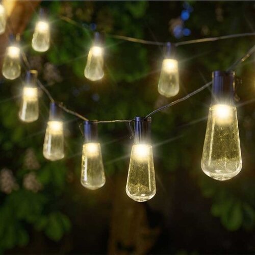 Solar 20 DecoBulb String Lights 10L