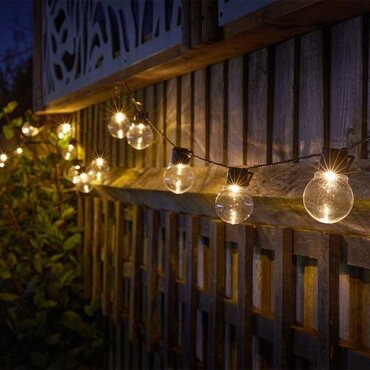 Solar 20 GloBulb String Lights 10L - image 1