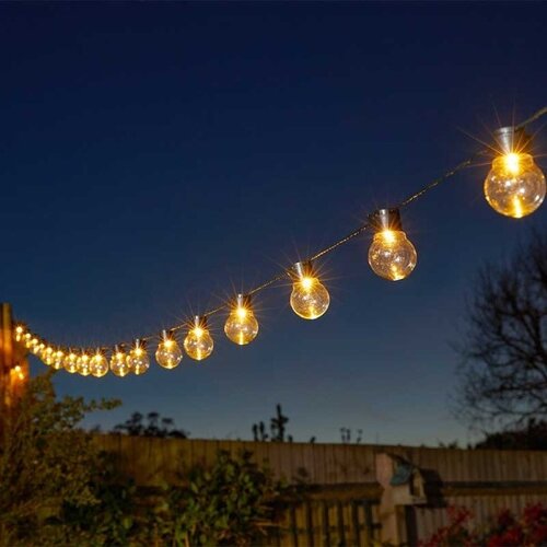 Solar 40 GloBulb String Lights 10L - image 1