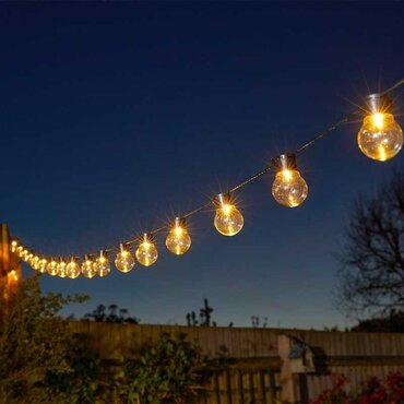 Solar 40 GloBulb String Lights 10L - image 1