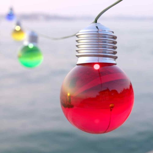 Solar Elan Multicolourd Festoon Lights 20set