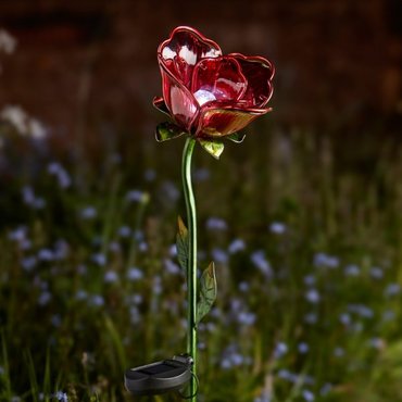 Solar Flower Red Rose - image 1