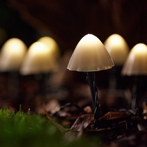 Solar Forest Mushroom Lights S/12 - image 2