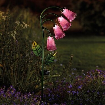 Solar Glass Flower Foxglove - image 1