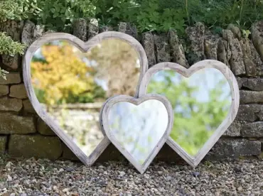 Solar Mirror Heart Small Outdoor - image 2