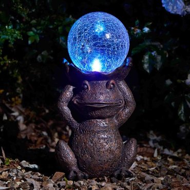 Solar Powered Gazing Frog - image 1