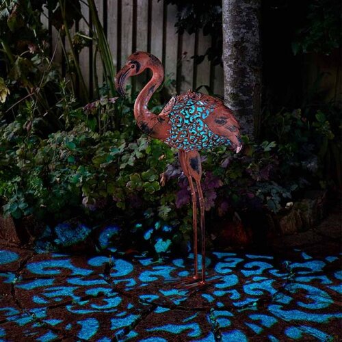 Solar Silhouette Animals Flamingo - image 1