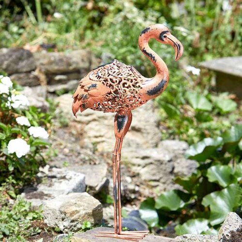 Solar Silhouette Animals Flamingo - image 3
