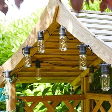 Solar Vintage 365 String Lights Set of 8 15L - image 2