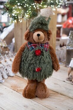Standing Christmas Tree Bear (Large)