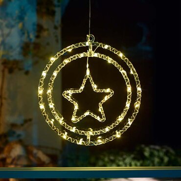Star Ring Warm White 30cm