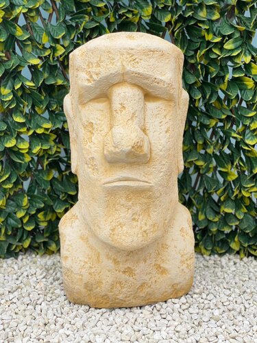 Statue Moai Lge Sandstone - image 1