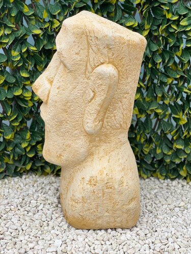 Statue Moai Lge Sandstone - image 2