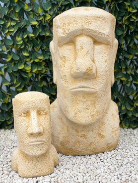 Statue Moai Lge Sandstone - image 3