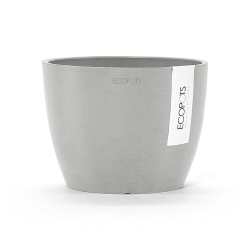 Stockholm Eco Pot White Grey 16cm - image 1
