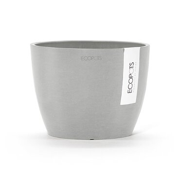 Stockholm Eco Pot White Grey 16cm - image 1