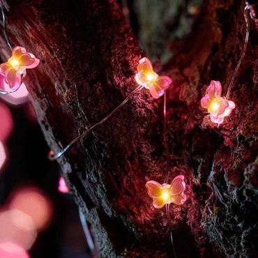 String Lights 30 Butterfly Fireflies - image 1