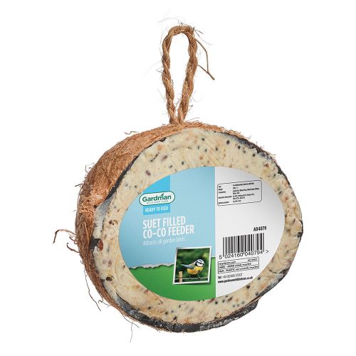 buy gardman coconut wild bird seut feeder