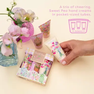 Sweet Pea Hand Cream Trio - image 2