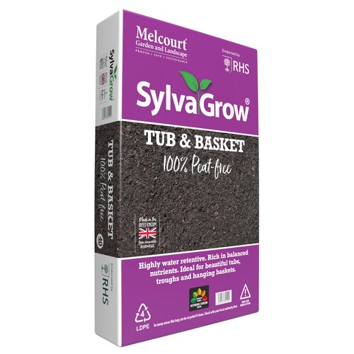 SylvaGrow Tub & Basket Compost Peat Free 40L