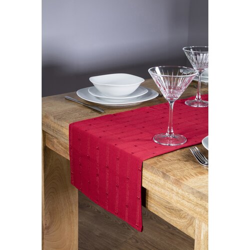 Table Runner Red Glitter 2m - image 2
